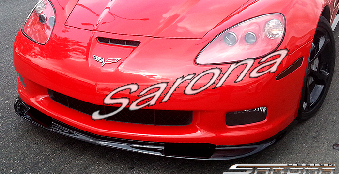 Custom Chevy Corvette  Coupe & Convertible Front Lip/Splitter (2005 - 2013) - $490.00 (Part #CH-010-FA)